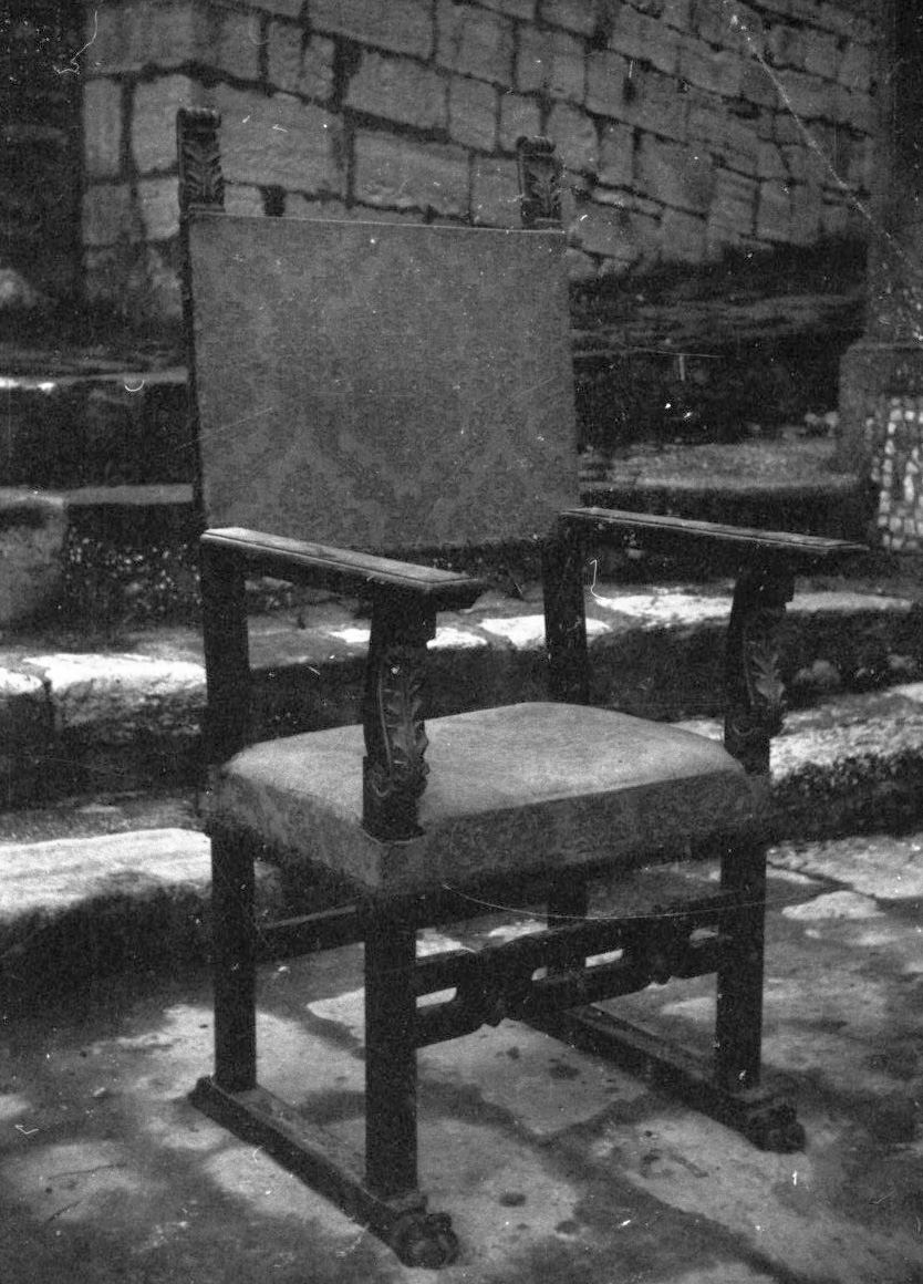 poltrona - bottega toscana (sec. XVII)