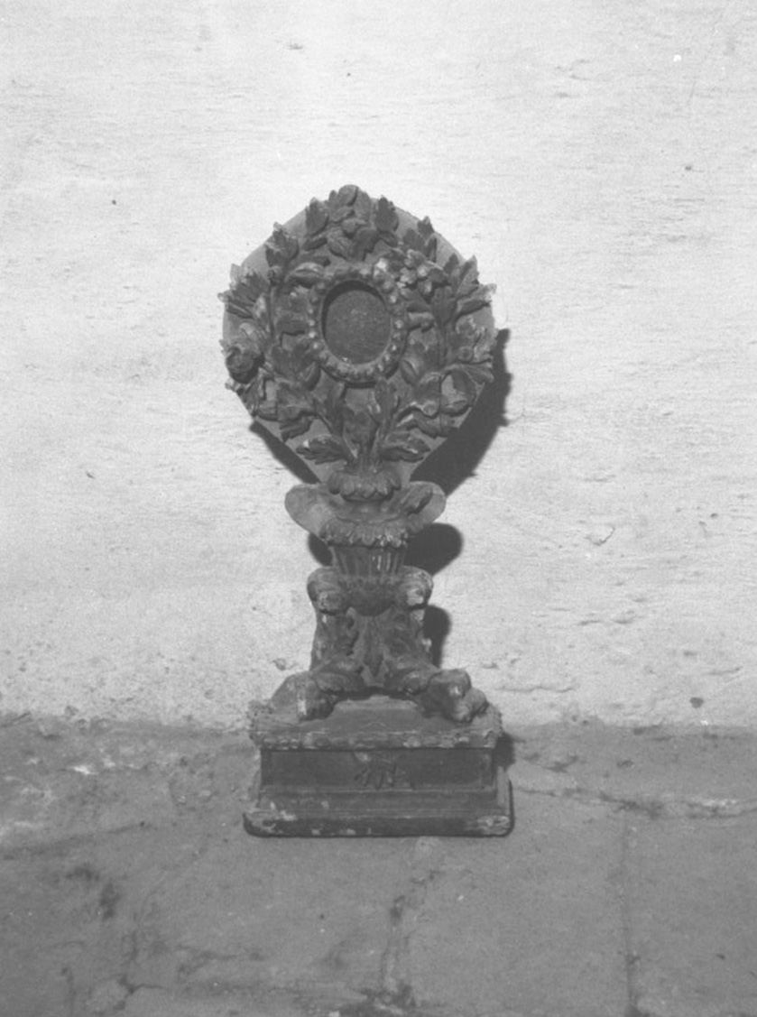 reliquiario - bottega toscana (sec. XVIII)