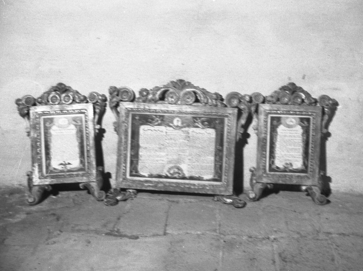 cartagloria, serie - bottega toscana (sec. XVIII)