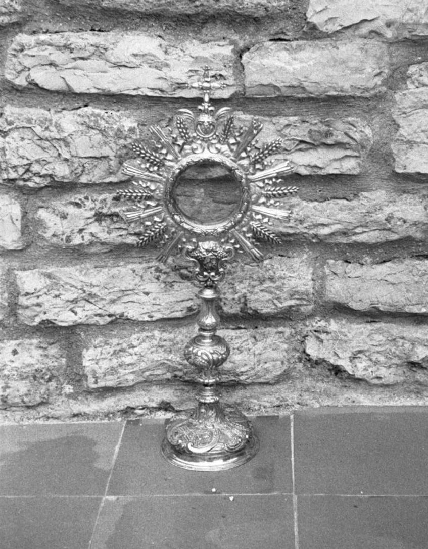 ostensorio - a raggiera - bottega toscana (inizio sec. XIX)