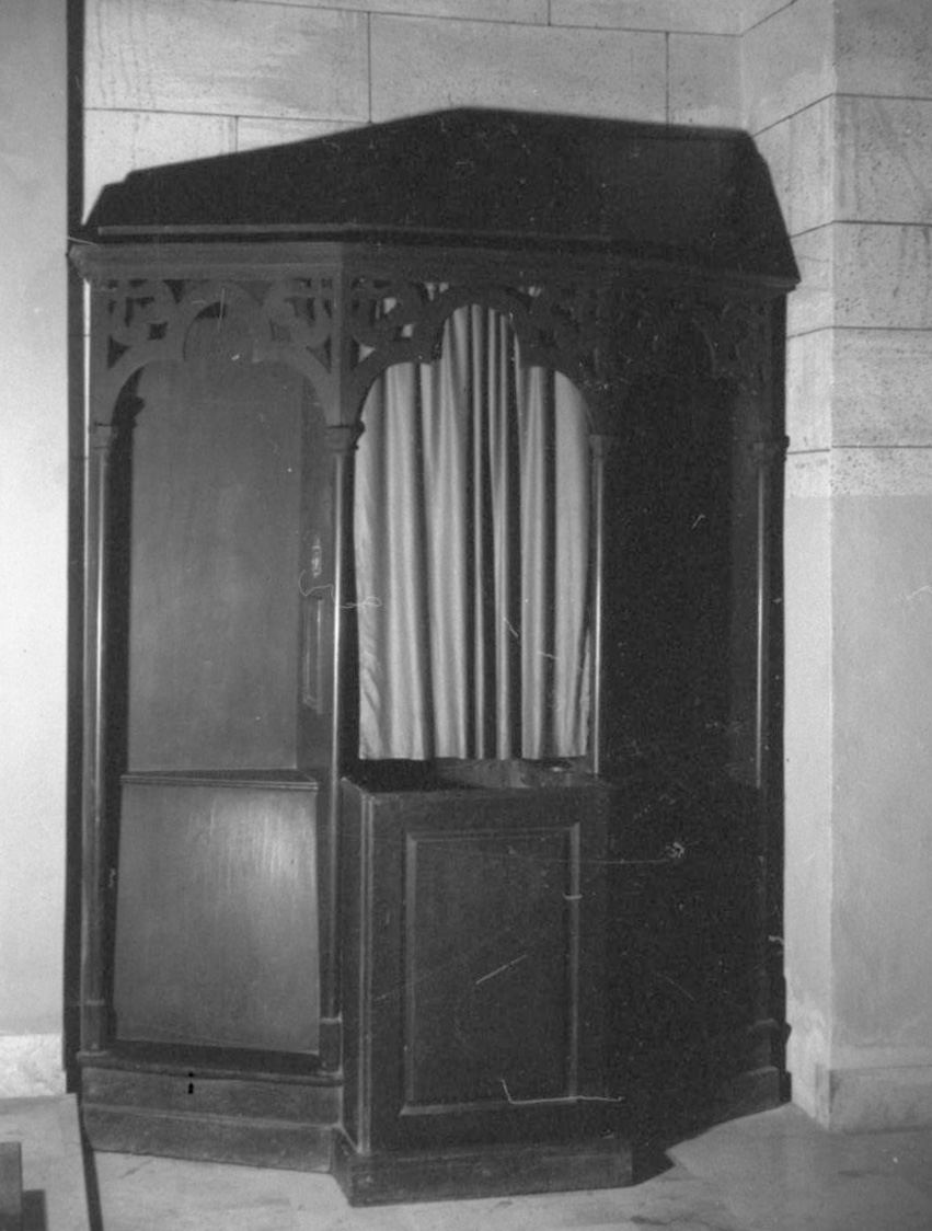 confessionale - bottega toscana (sec. XVIII)