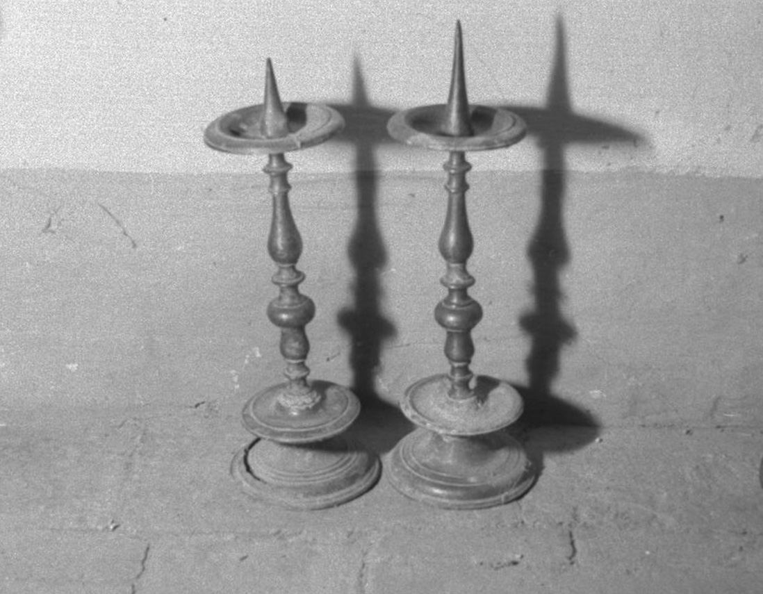 candeliere, serie - bottega toscana (sec. XVII)