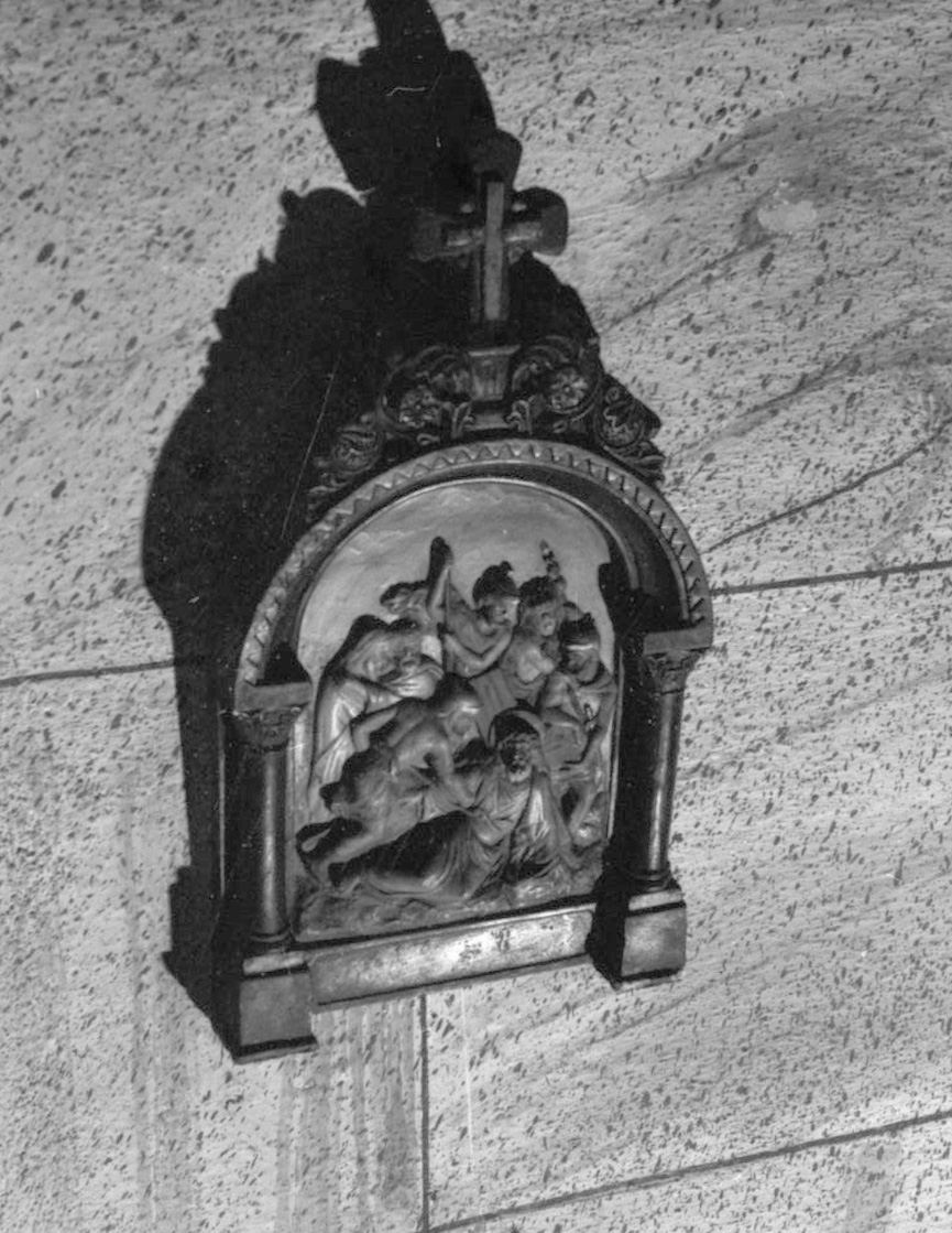 stazioni della via crucis (formella, serie) - bottega toscana (fine/inizio secc. XIX/ XX)