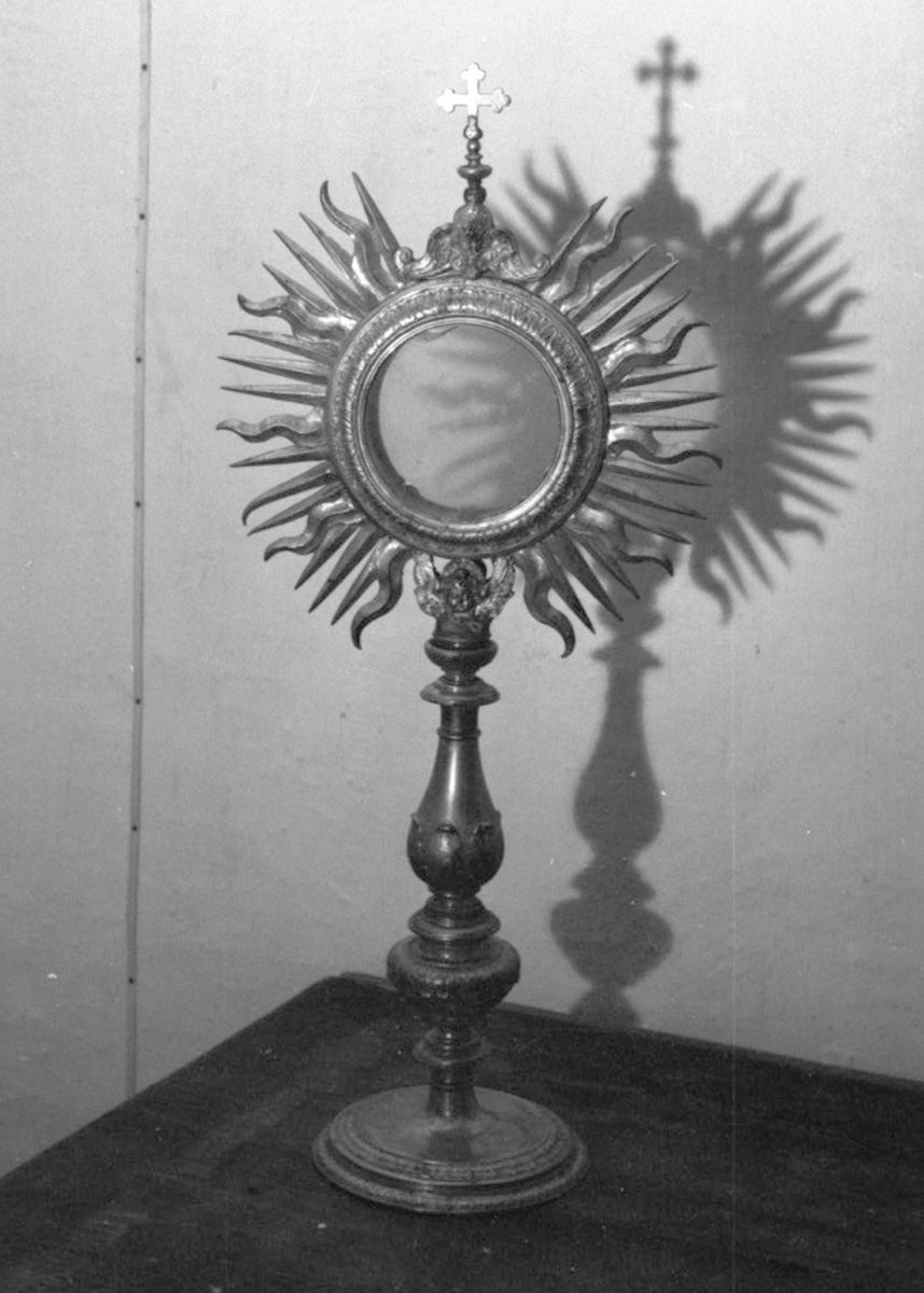 ostensorio - a raggiera - bottega toscana (sec. XVII)