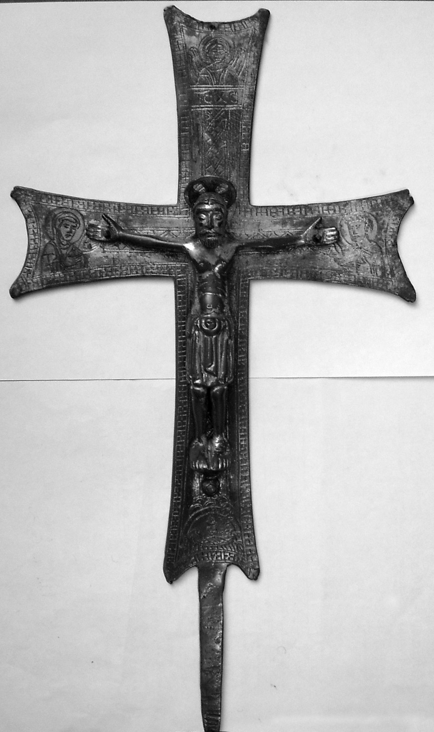 Cristo crocifisso (croce processionale) - bottega senese (fine sec. XII)