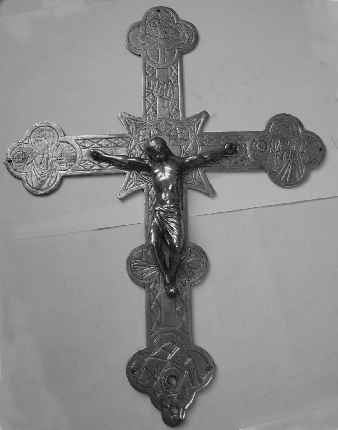 Cristo crocifisso (croce processionale) - bottega senese (fine sec. XII)
