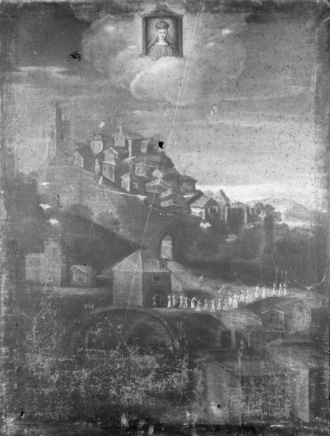 processione della Madonna di Provenzano (dipinto) - ambito senese (sec. XVIII)