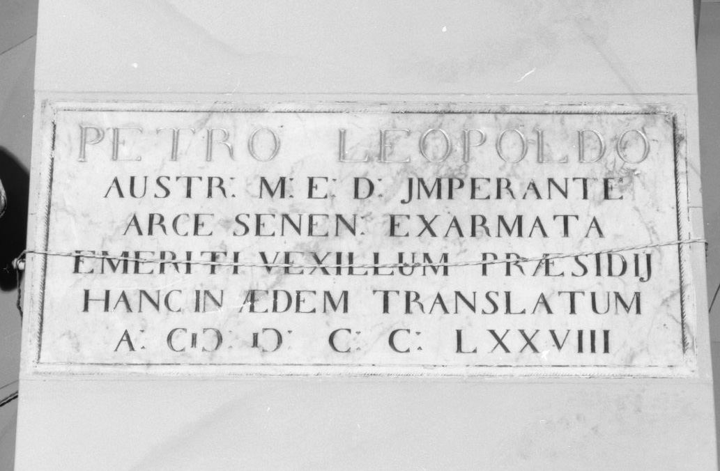 lapide di Ferruzzi Giovanni Battista (sec. XVIII)