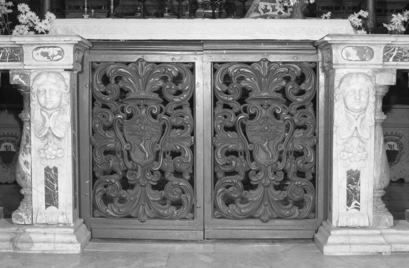 cancello di balaustrata di Mazzuoli Francesco (sec. XVII)