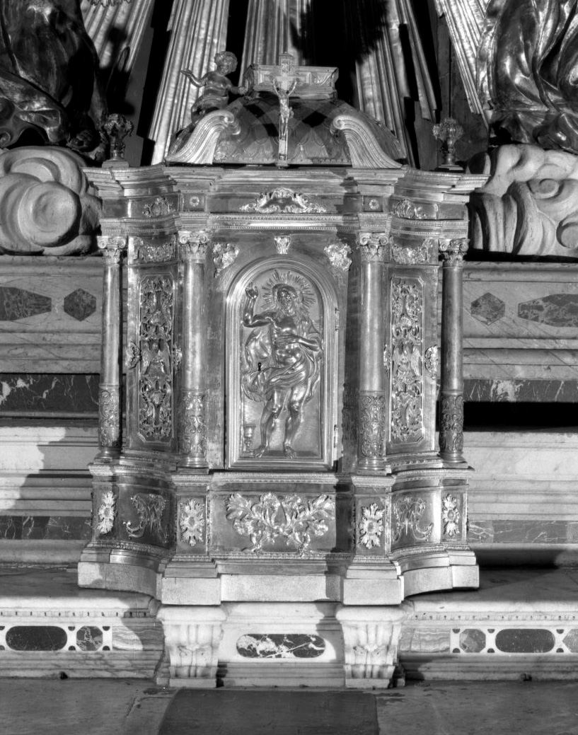 Cristo risorto (ciborio) di Campani Sebastiano (sec. XVIII)