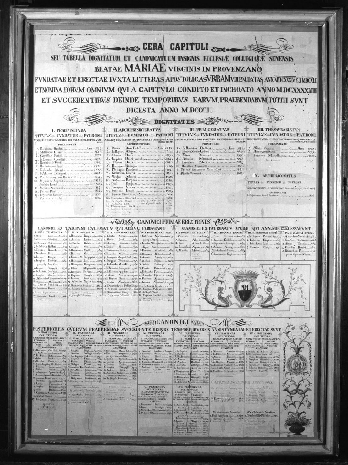 cornice - bottega senese (sec. XIX)