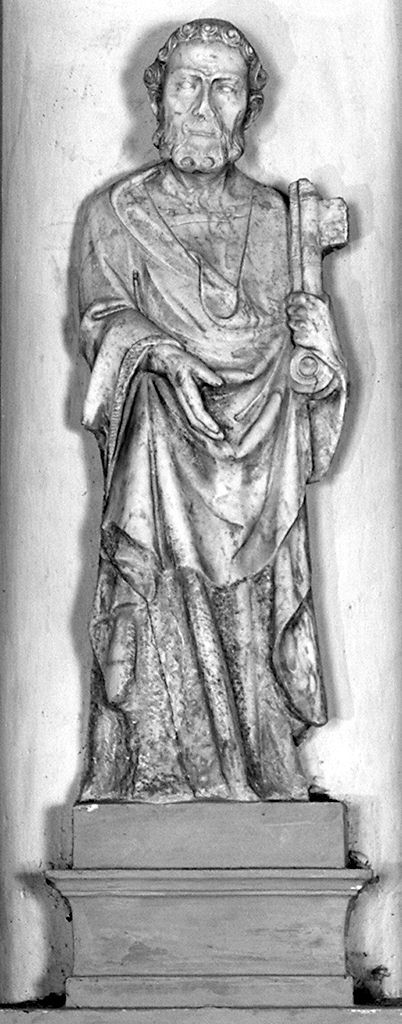 San Pietro (statua, elemento d'insieme) di Domenico di Agostino (secondo quarto sec. XIV)