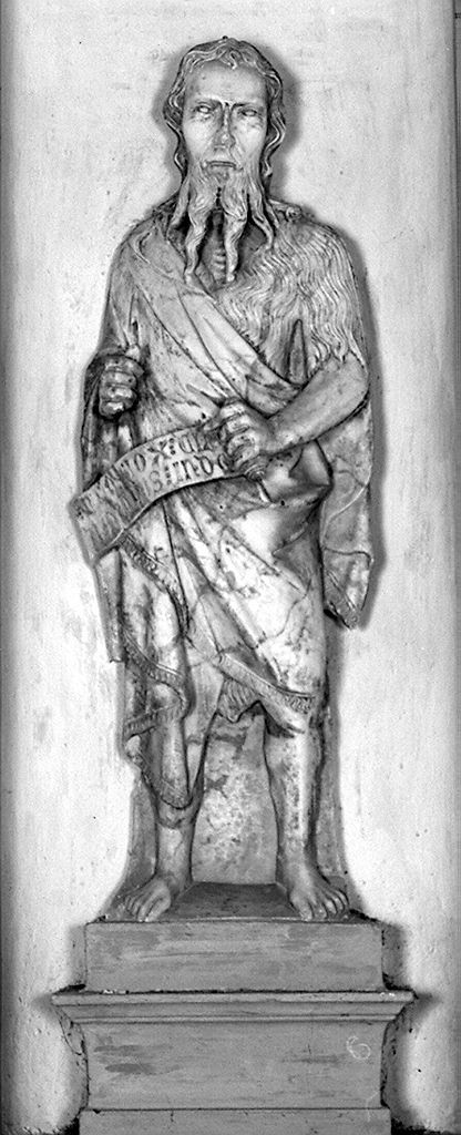 San Giovanni Battista (statua, elemento d'insieme) di Domenico di Agostino (secondo quarto sec. XIV)
