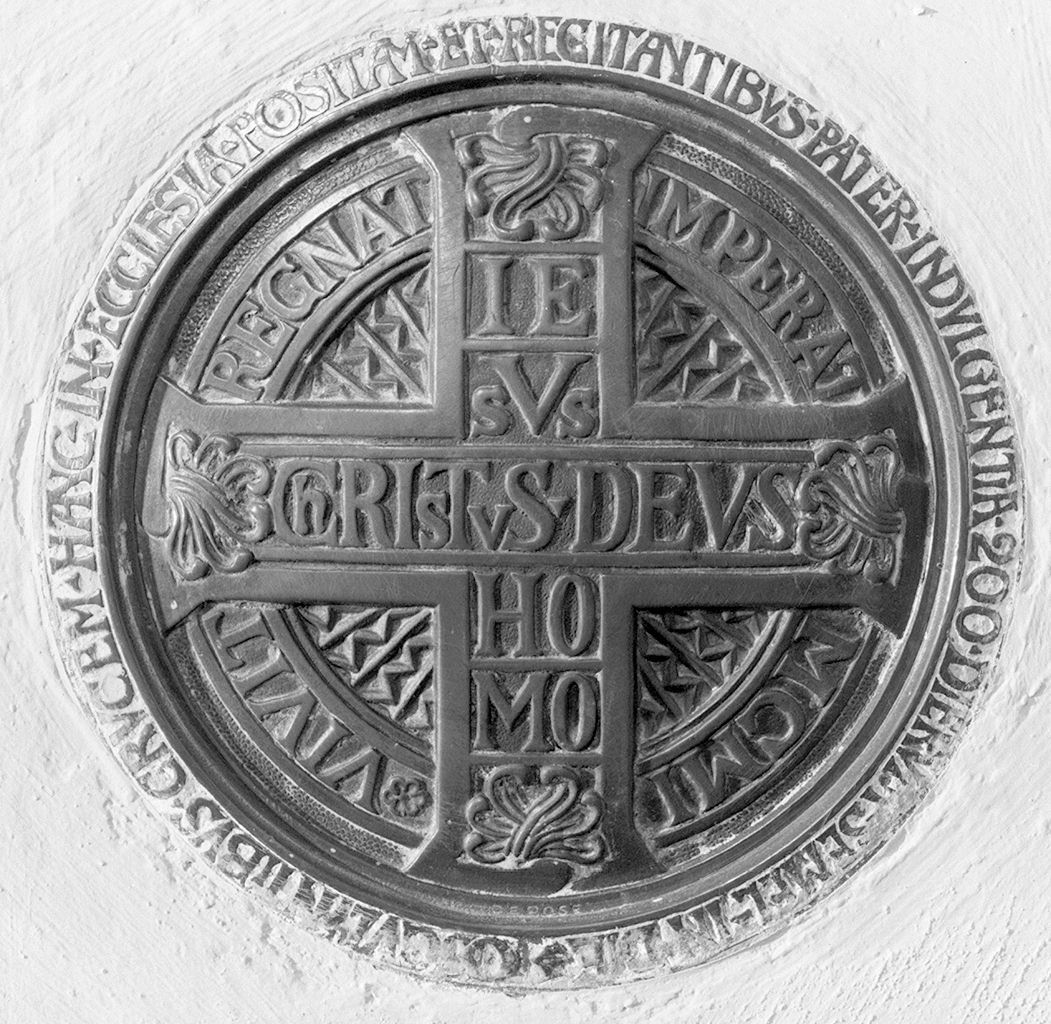 targa devozionale - produzione italiana (sec. XX)