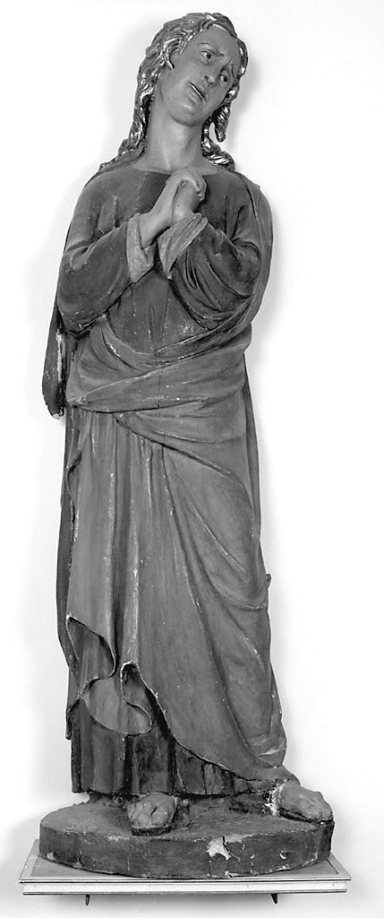 San Giovanni Evangelista (statua, elemento d'insieme) - ambito senese (sec. XV)
