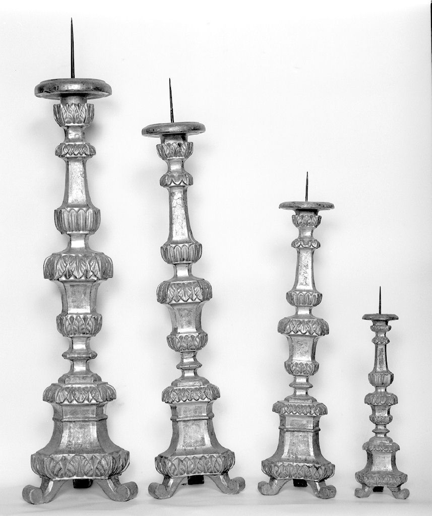 candeliere, serie - bottega toscana (sec. XIX)