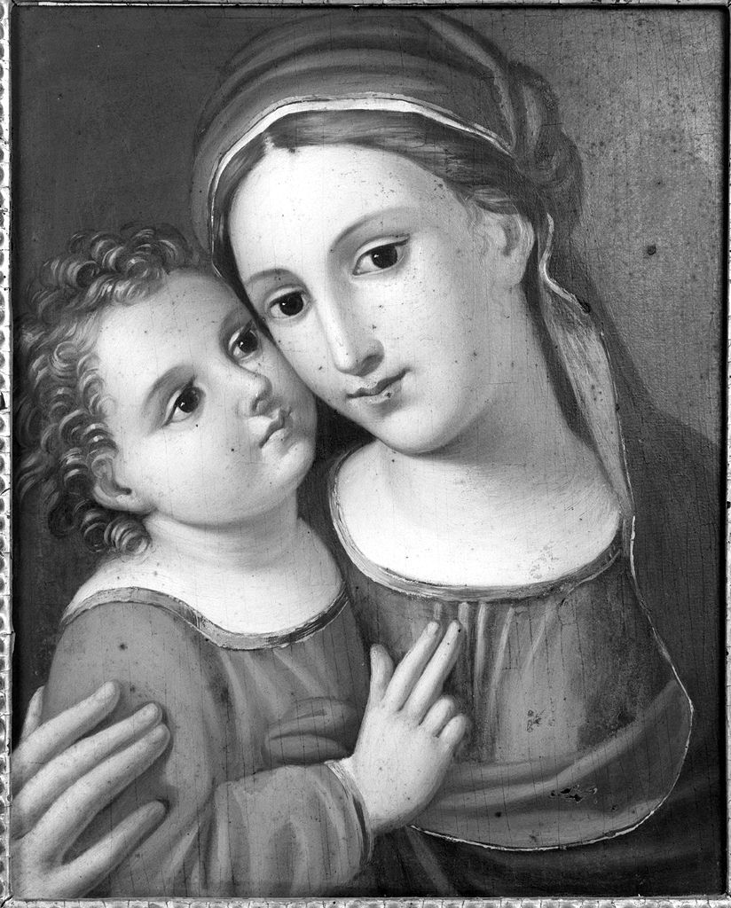 Madonna del Buon Consiglio, Madonna con Bambino (dipinto) - ambito senese (prima metà sec. XIX)