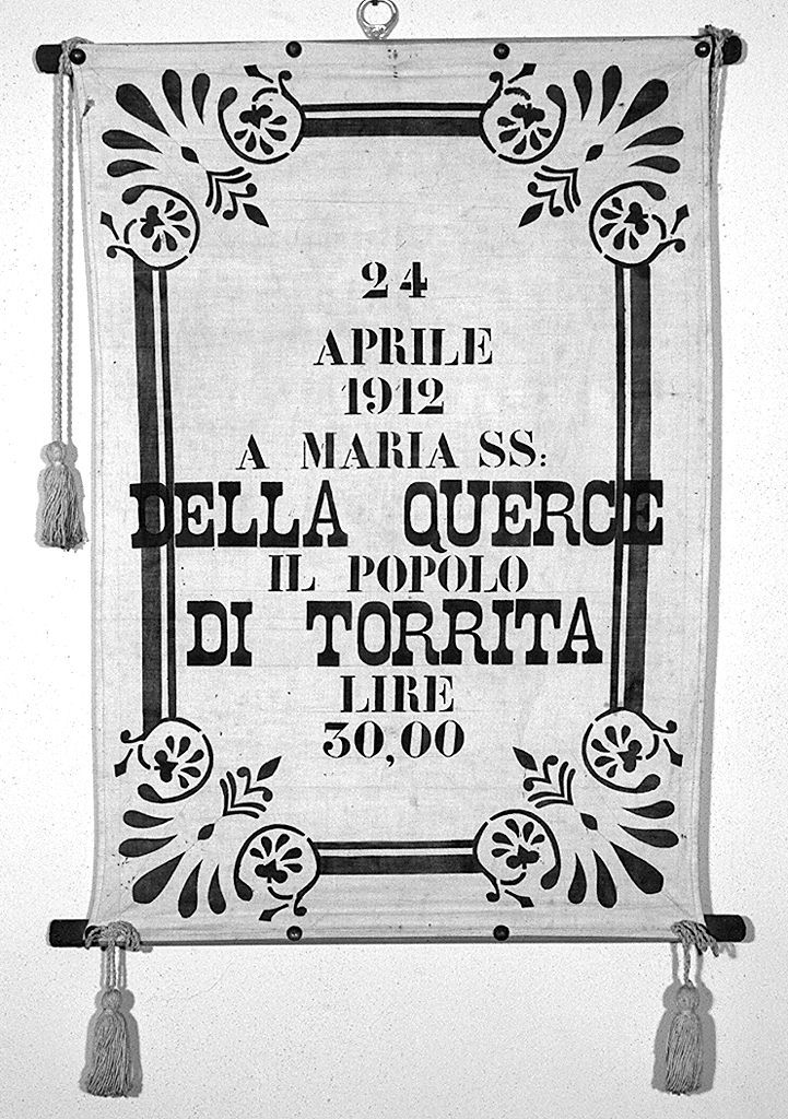 stendardo - manifattura toscana (sec. XX)