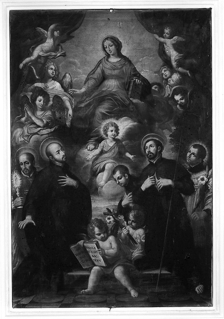 Madonna con Bambino e Santi (dipinto) - ambito toscano (prima metà sec. XVIII)