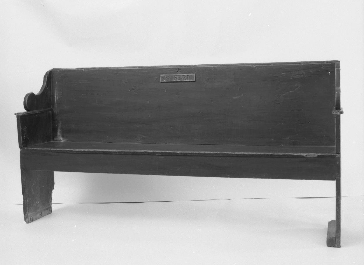 panca - bottega toscana (prima metà sec. XIX)