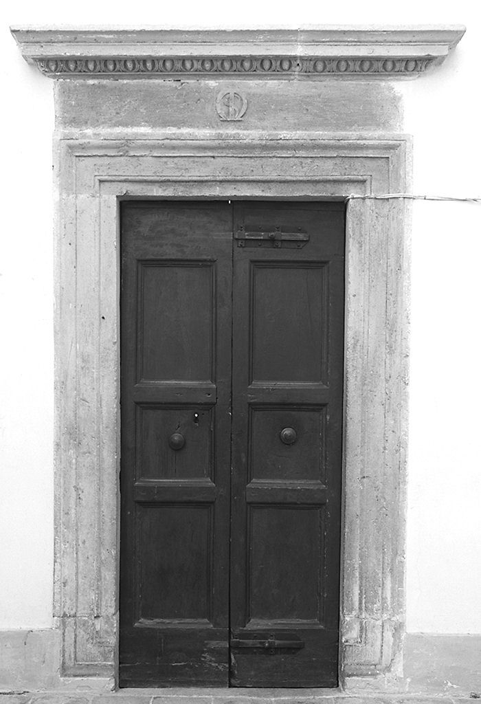 mostra di porta - bottega toscana (secc. XV/ XVI)