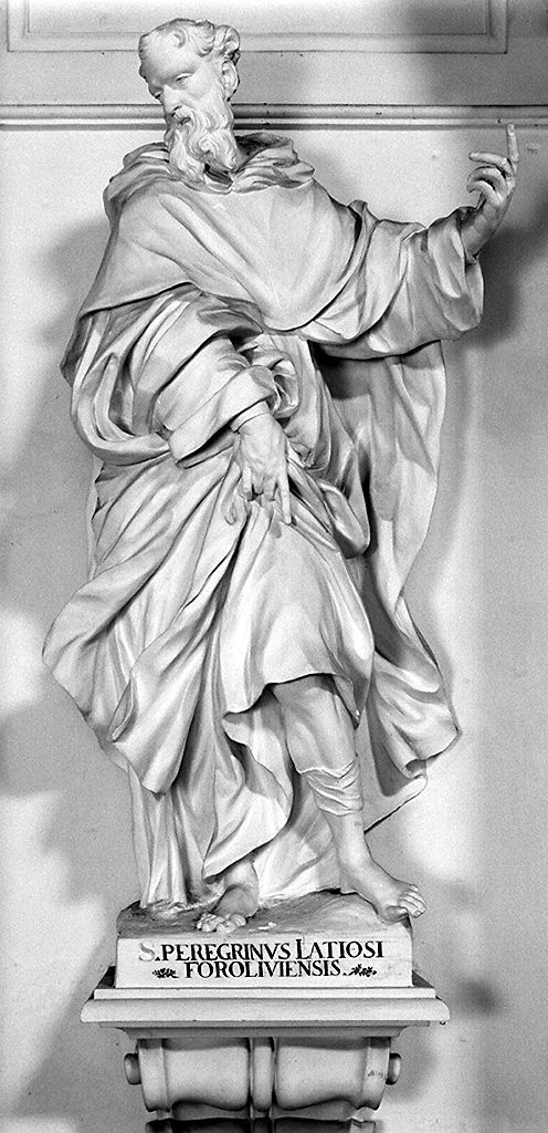San Pellegrino (statua, elemento d'insieme) di Pozzo Andrea (sec. XVIII)