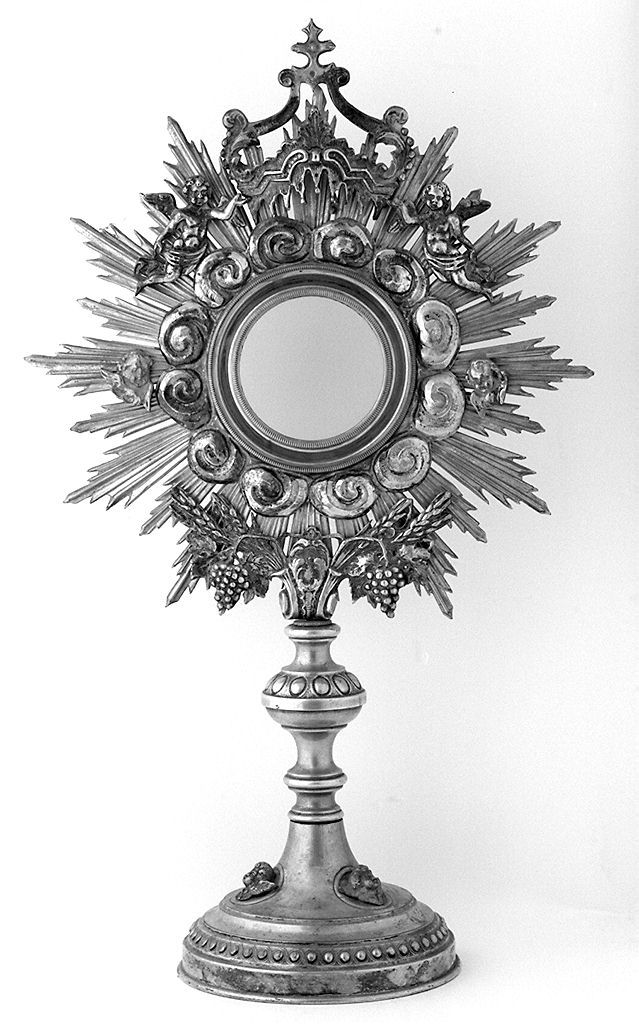 ostensorio - a raggiera - bottega italiana (prima metà sec. XX)