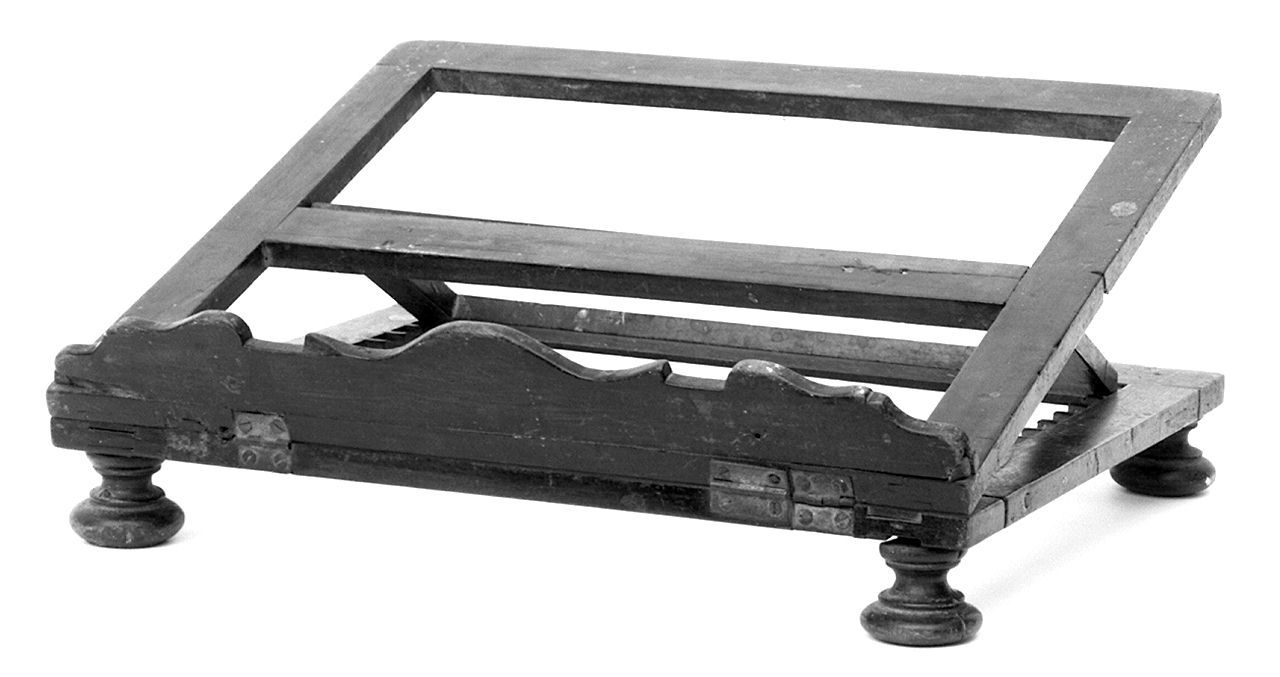 leggio da tavolo - pieghevole - produzione toscana (seconda metà sec. XIX)