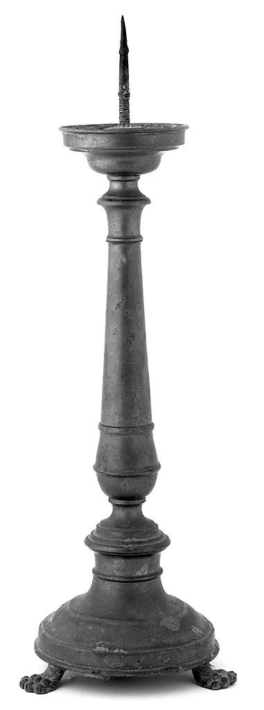 candeliere d'altare, serie - produzione toscana (secc. XIX/ XX)