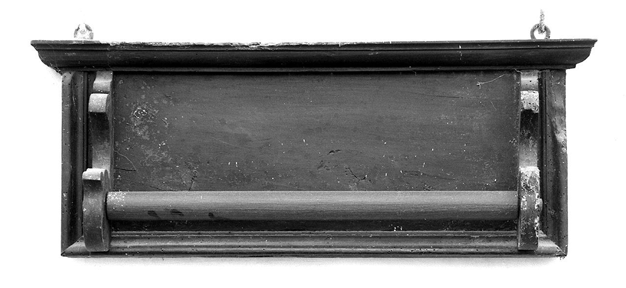 portasciugamano - produzione senese (seconda metà sec. XIX)