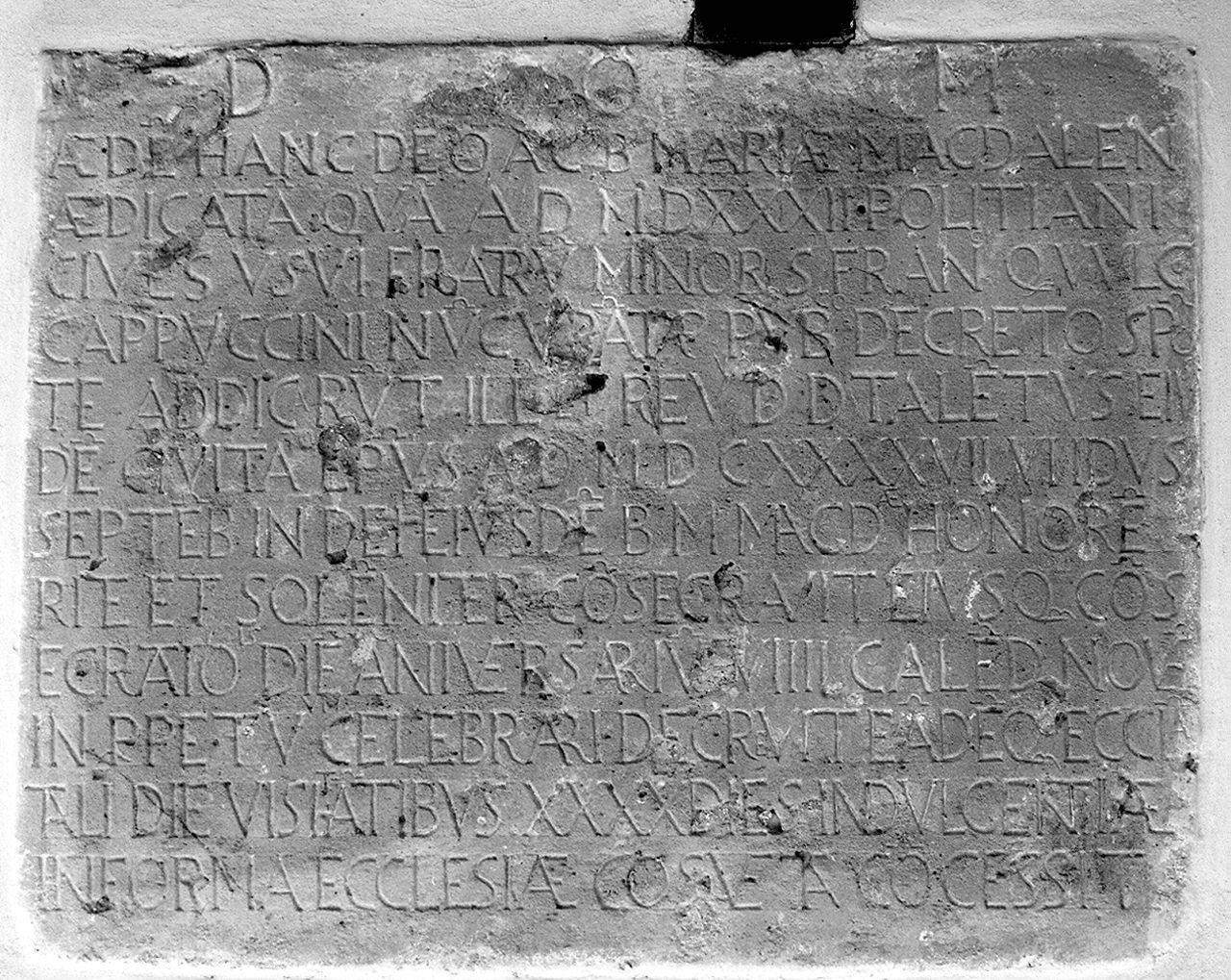 lapide - bottega toscana (sec. XVII)