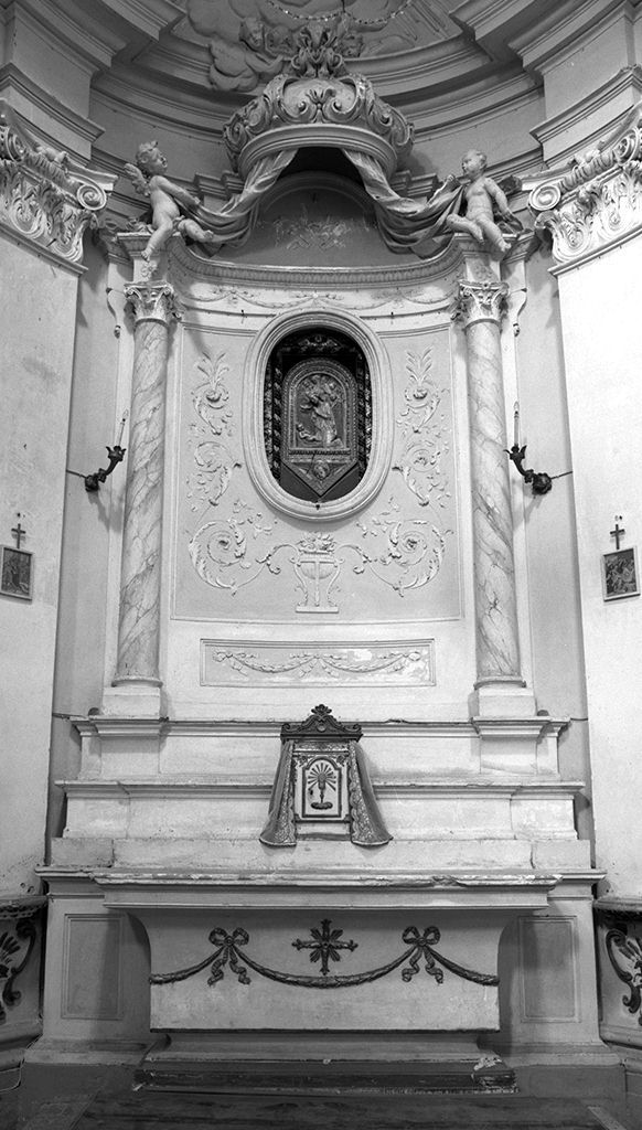 altare maggiore, elemento d'insieme di Pozzo Andrea (primo quarto sec. XVIII)