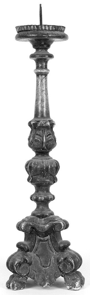 motivi decorativi vegetali (candeliere d'altare, serie) - bottega toscana (seconda metà sec. XVII)