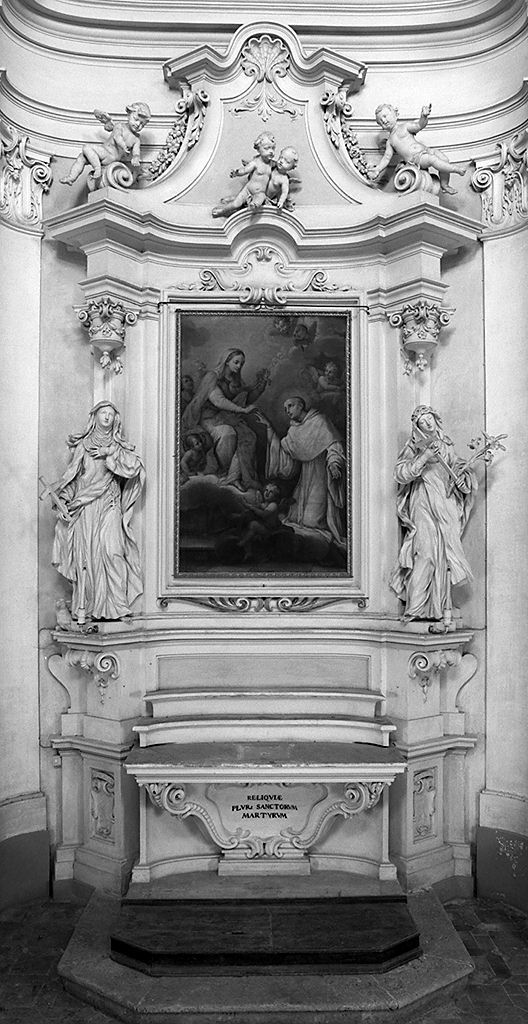 altare, elemento d'insieme di Pozzo Andrea (primo quarto sec. XVIII)