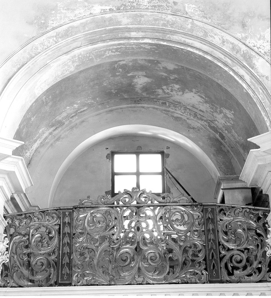 motivi decorativi a girali vegetali (balaustrata, elemento d'insieme) - bottega senese (primo quarto sec. XVIII)