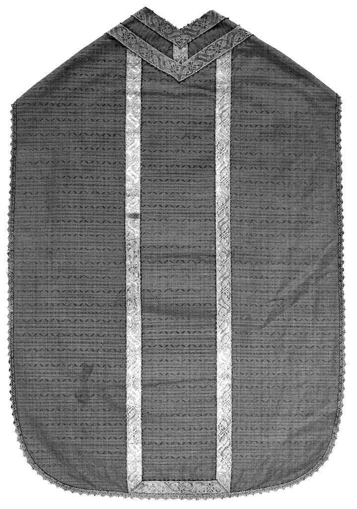 motivi decorativi geometrici (pianeta, elemento d'insieme) - manifattura italiana (secc. XVIII/ XIX)