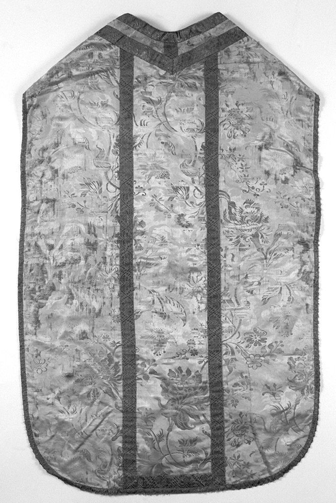 motivi decorativi vegetali (pianeta, elemento d'insieme) - manifattura italiana (prima metà sec. XVIII)