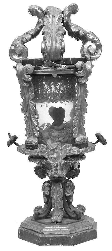 motivi decorativi vegetali con putti alati (reliquiario - a vaso) - bottega toscana (sec. XVII)