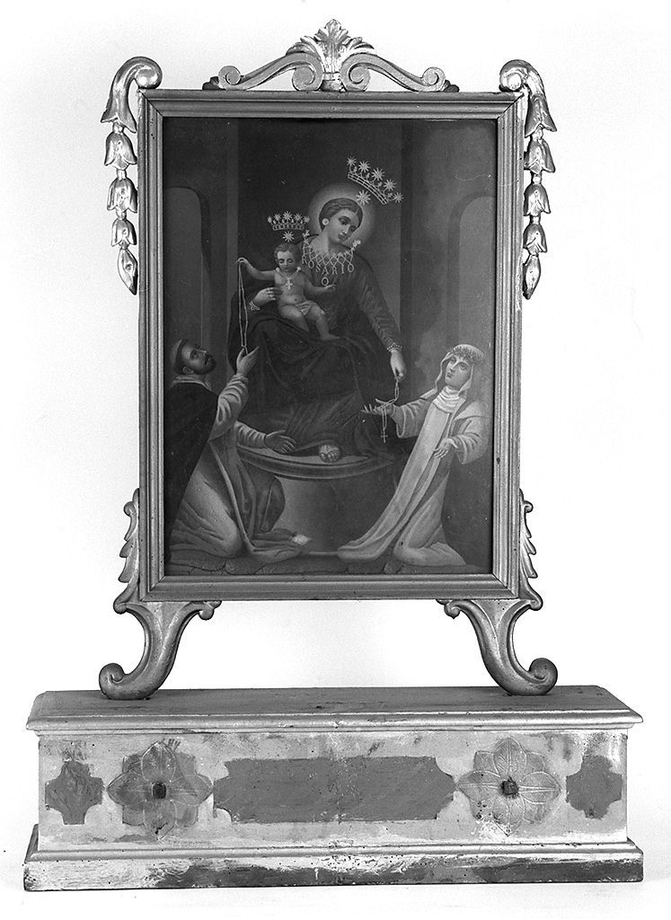 motivi decorativi vegetali (cornice) - bottega toscana (ultimo quarto sec. XIX)