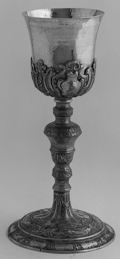motivi decorativi vegetali (calice) - bottega romana (secc. XVII/ XVIII)