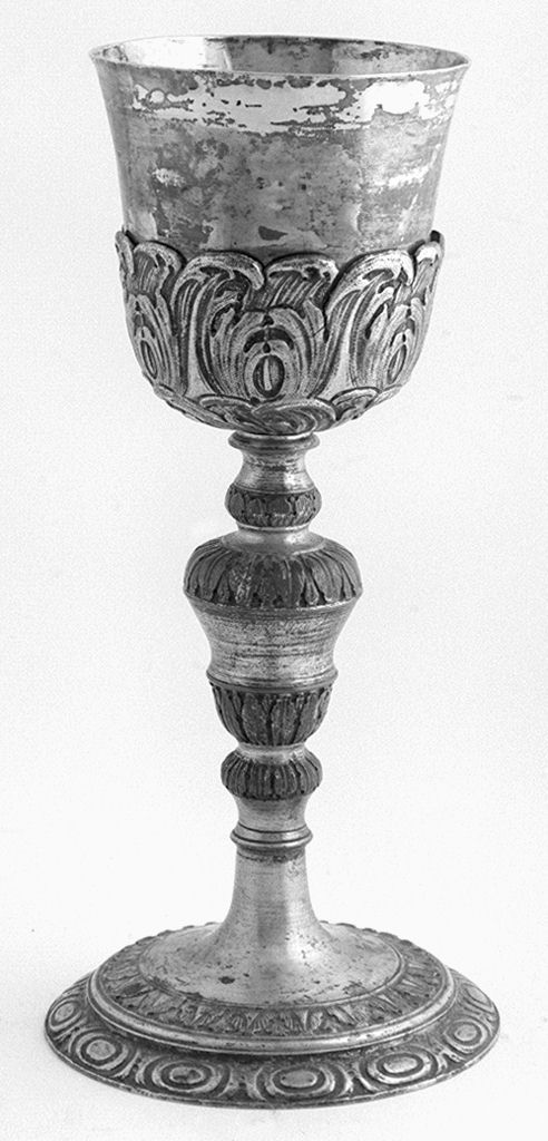motivi decorativi vegetali (calice) - bottega toscana (secc. XVII/ XVIII)