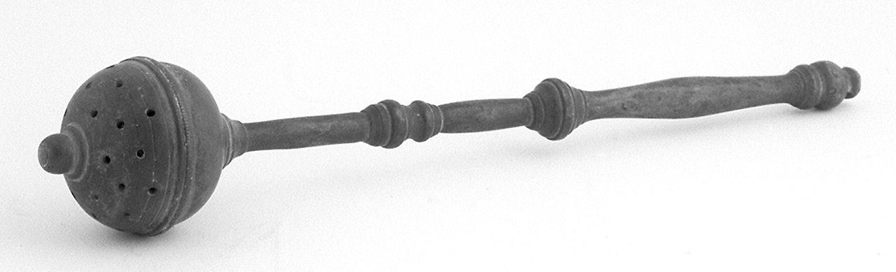 aspersorio, elemento d'insieme - bottega toscana (sec. XIX)