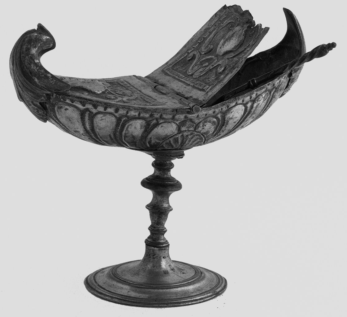 motivi decorativi vegetali (navicella portaincenso) - bottega toscana (sec. XVIII)