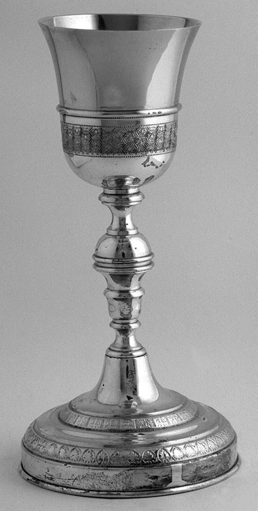 motivi decorativi vegetali stilizzati (calice, elemento d'insieme) - bottega toscana (seconda metà sec. XIX)