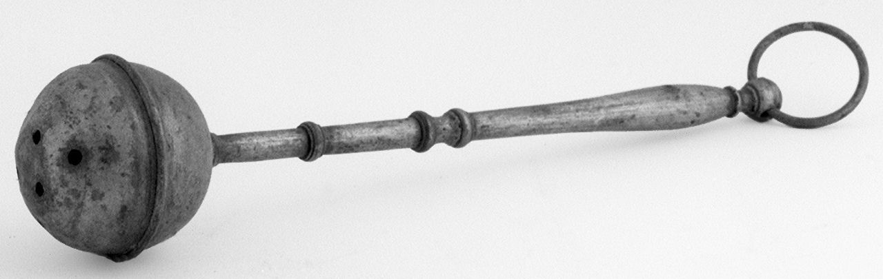 aspersorio, elemento d'insieme - bottega toscana (sec. XIX)