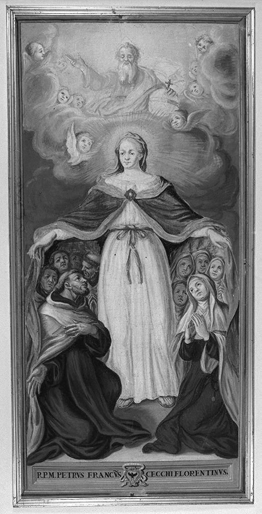 Madonna della Misericordia (dipinto) - ambito toscano (sec. XVIII)