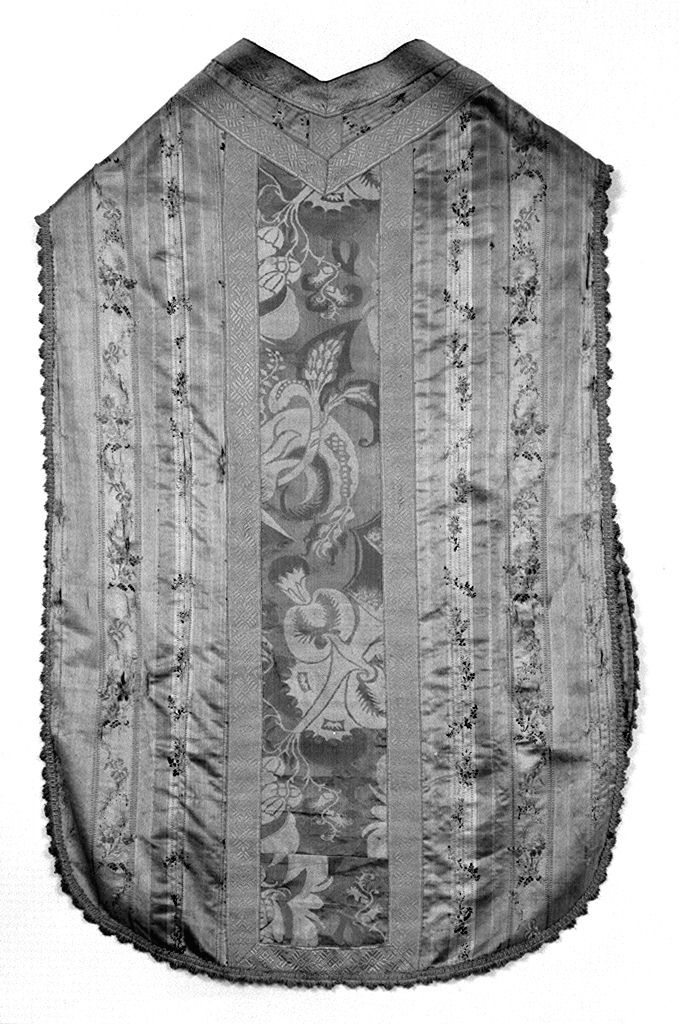 motivi decorativi floreali (pianeta, elemento d'insieme) - manifattura italiana (ultimo quarto sec. XVIII)