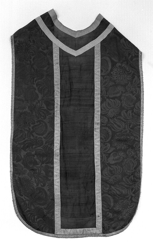 motivi decorativi floreali (pianeta, elemento d'insieme) - manifattura italiana (sec. XIX)