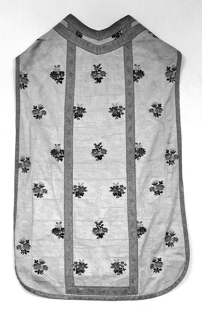 motivi decorativi floreali (pianeta, elemento d'insieme) - manifattura italiana (prima metà sec. XIX)