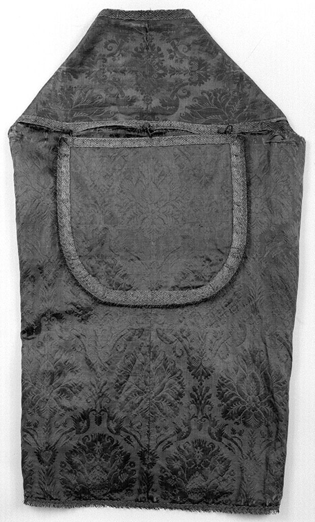 motivi decorativi vegetali (piviale, elemento d'insieme) - manifattura italiana (sec. XVII)